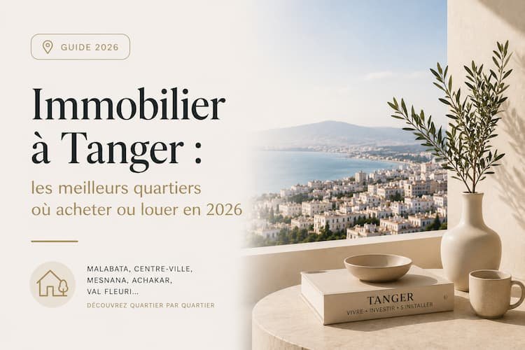Immobilier à Tanger : les meilleurs quartiers où acheter ou louer en 2026