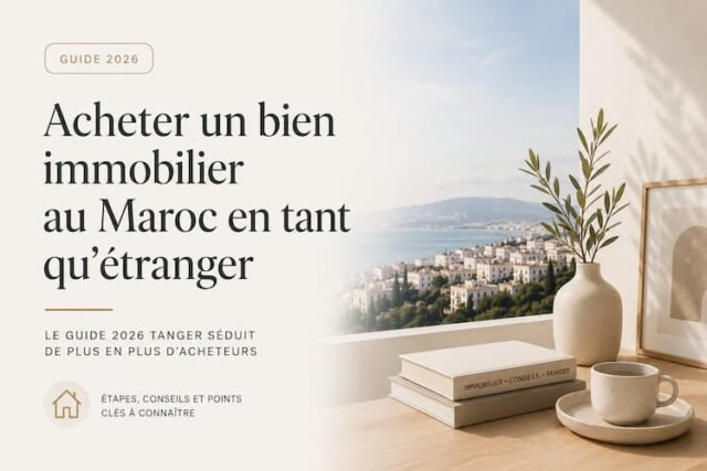 Acheter un bien immobilier au Maroc en tant qu&rsquo;étranger : guide 2026