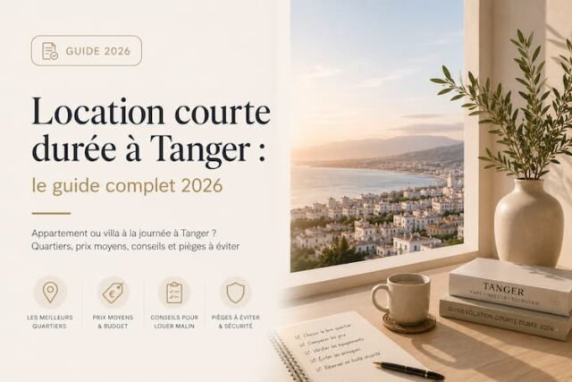 Location courte durée à Tanger : le guide complet 2026