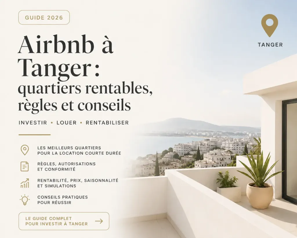 Airbnb Tanger : guide pour investir en location courte durée