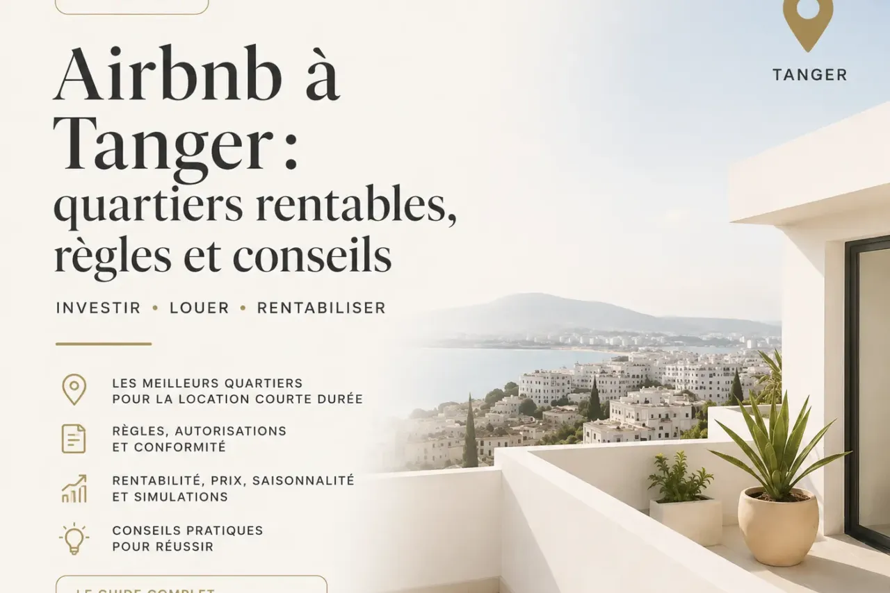 Airbnb Tanger : guide pour investir en location courte durée