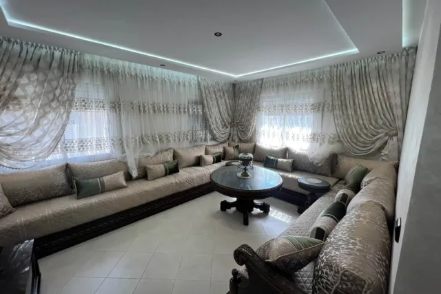 Appartement Semi-Meublé à Louer – Ahlan (Proche Marjane / Route de Rabat),