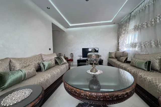 Appartement Semi-Meublé à Louer – Ahlan (Proche Marjane / Route de Rabat),